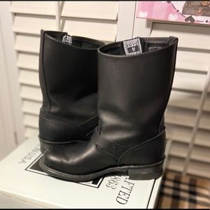 Frye Engineering Boots Black
